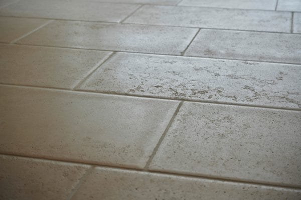Terzetto Stone Biblical Limestone used in a modern kitchen floor