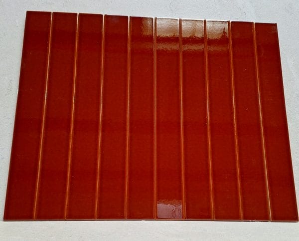Palos Toffee Crackle Glazed Ceramic Long Brick - Image 2