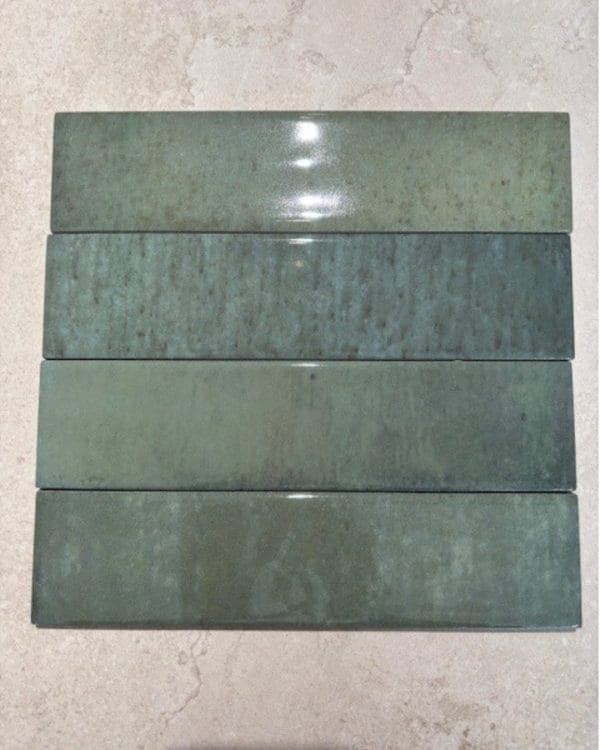 Chiltern Forest Green Gloss Porcelain Bricks - Image 3